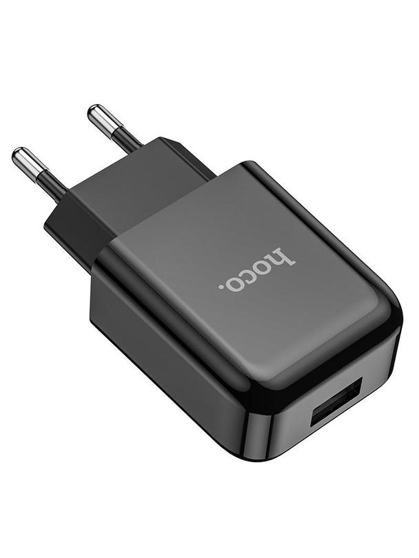 Ładowarka sieciowa do telefonu Hoco USB A 2A 10W N2 czarna