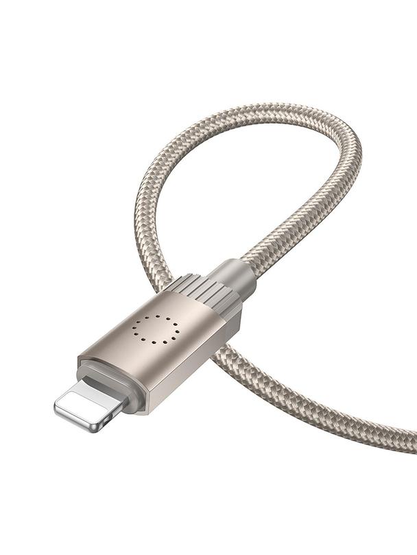 Kabel USB A do Lightning Hoco 2,4A 1 m X117 złoty
