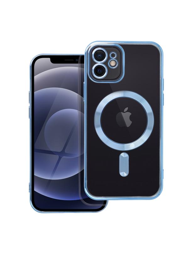 Futerał ELECTRO MAG COVER kompatybilny z MagSafe do IPHONE 12 niebieski