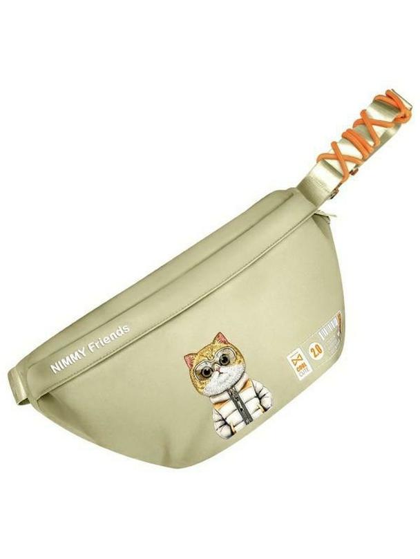 NIMMY nerka na ramię COOL&CUTE 2.0 Cat khaki