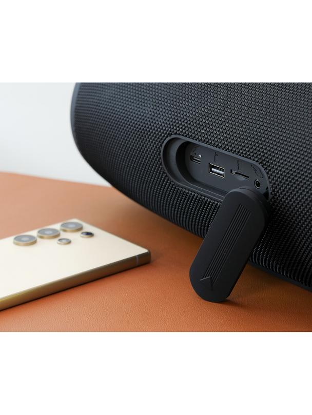 Głośnik bluetooth LED 2 x 20W 4h Hoco HA4 czarny