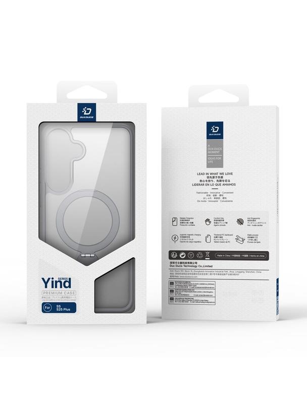 DUX DUCIS futerał YIND kompatybilny z MagSafe do SAMSUNG S25 Plus szary