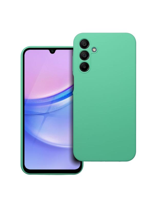 Futerał SILICONE 2mm do SAMSUNG A15 5G / A15 4G miętowy