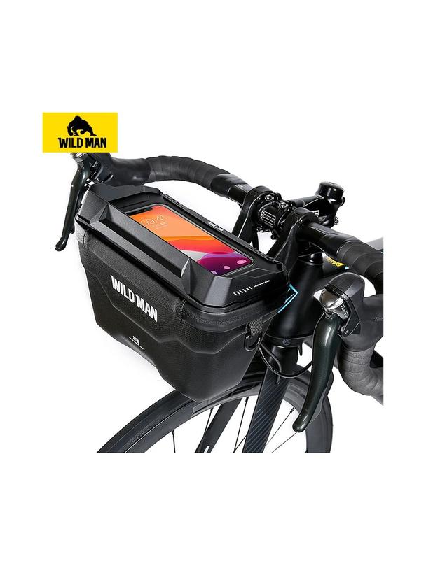 WILDMAN sakwa rowerowa na kierownicę na zamek XT8 3L czarna