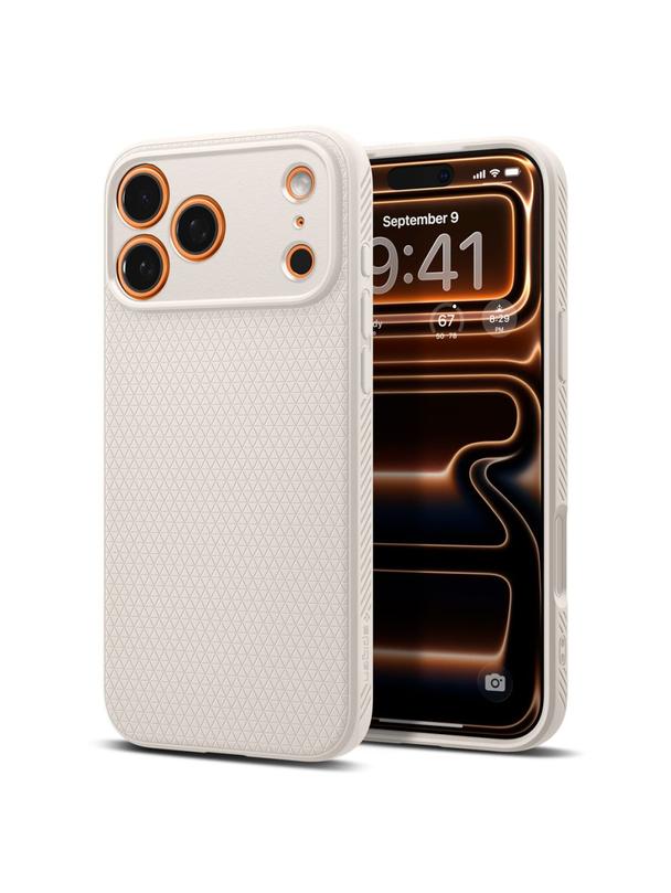 SPIGEN futerał LIQUID AIR IPHONE 17 PRO MAX NATURAL TITANIUM