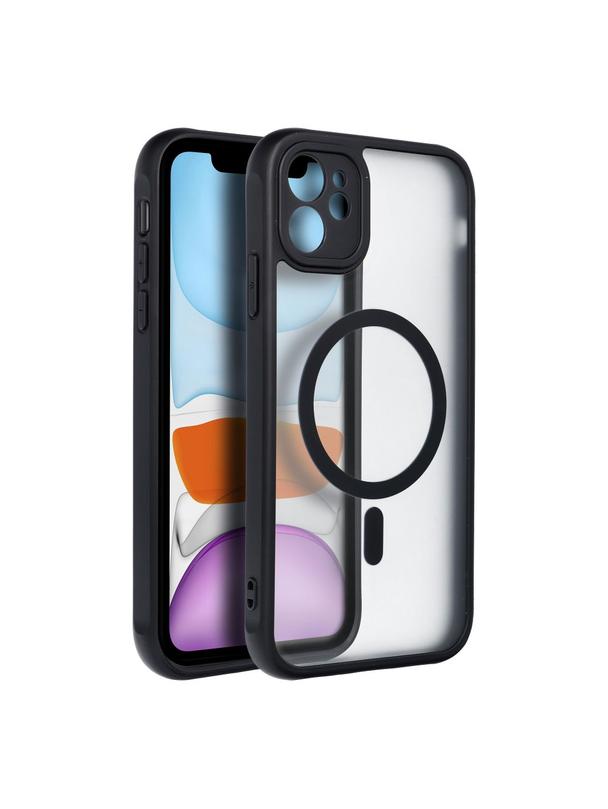 Futerał FULL MATTE MAG COVER kompatybilny z MagSafe do IPHONE 11 czarny