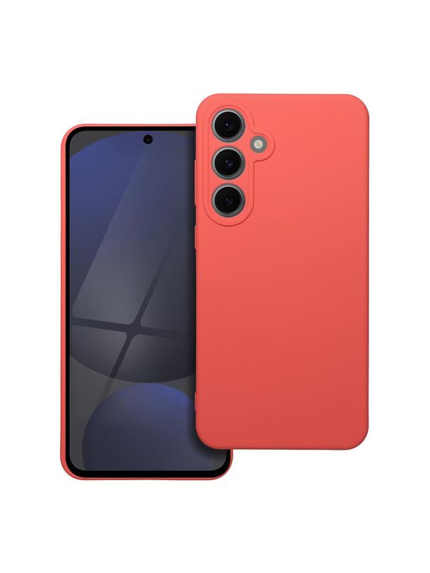 Futerał SILICONE do SAMSUNG S24 FE brzoskwiniowy