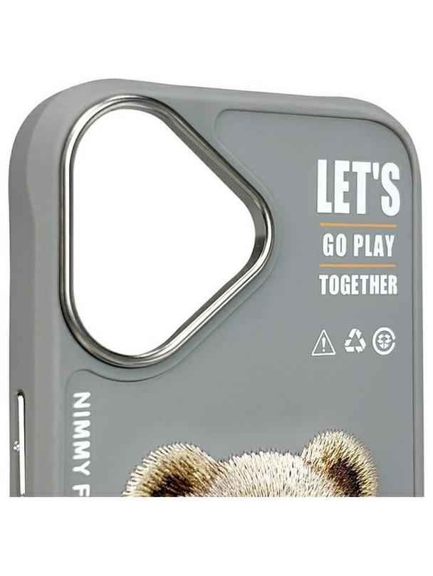NIMMY futerał COOL&CUTE 2.0 Bear do IPHONE 16 szary