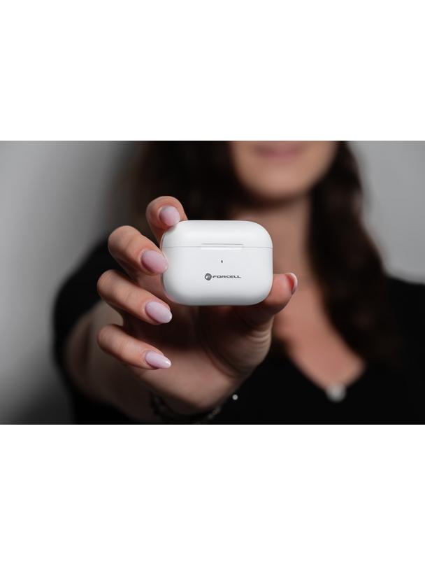 Słuchawki bezprzewodowe douszne Forcell F-Audio Master Pro TWS białe