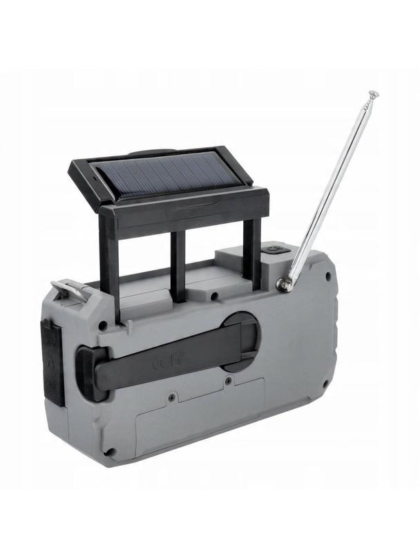 PRISTAR radio FM z latarką 4000 mAh YX328 zielone