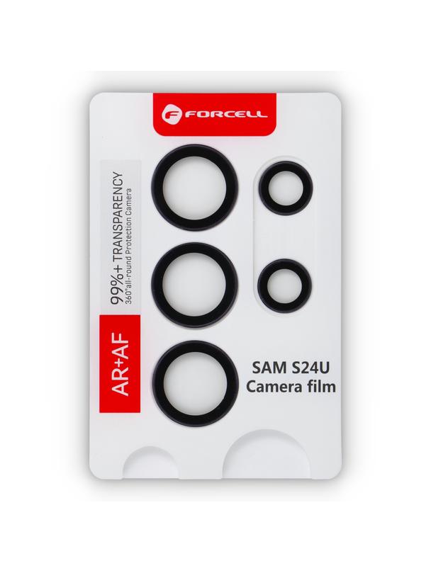 Szkło hartowane na aparat do Samsung S24 Ultra Forcell Premium fioletowe