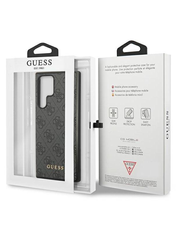 GUESS futerał do SAMSUNG S24 Ultra GUHCS24LG4GFGR (Classic logo) czarny