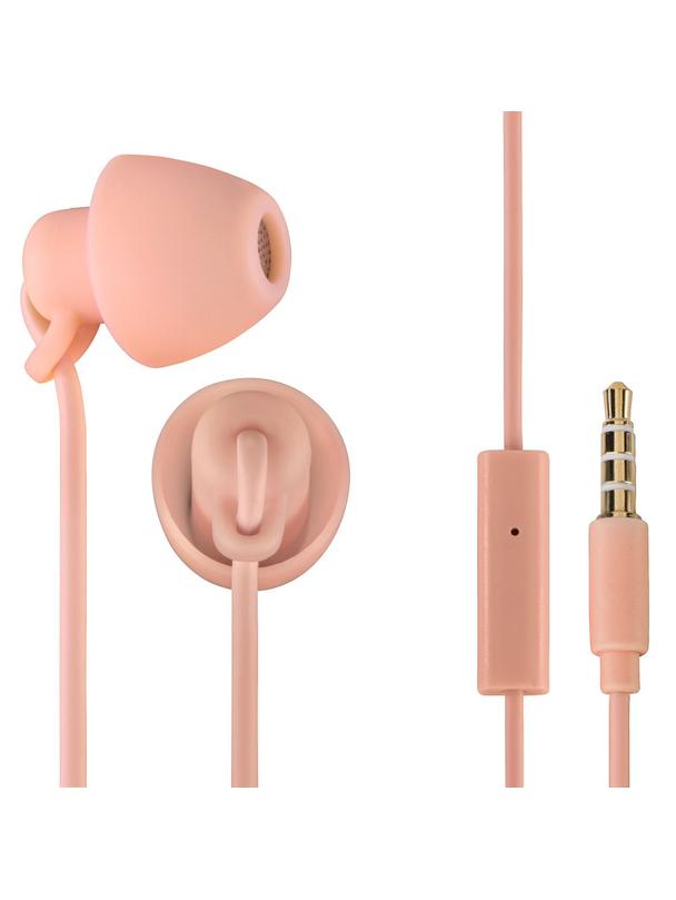 THOMSON słuchawki przewodowe Jack 3,5 mm z mikrofonem EAR3008 jasno różowe