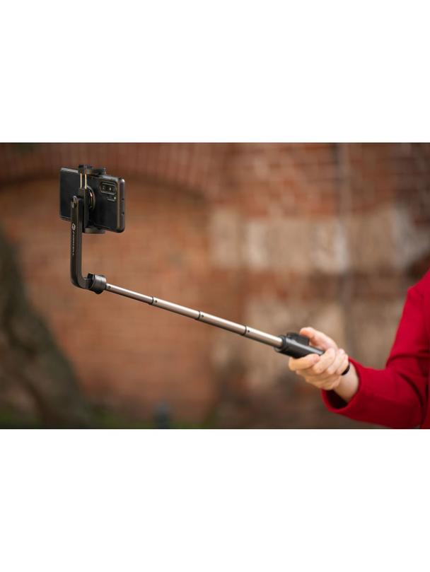 Selfie stick Forcell F-Grip S70M tripod z pilotem bezprzewodowym czarny 0INT