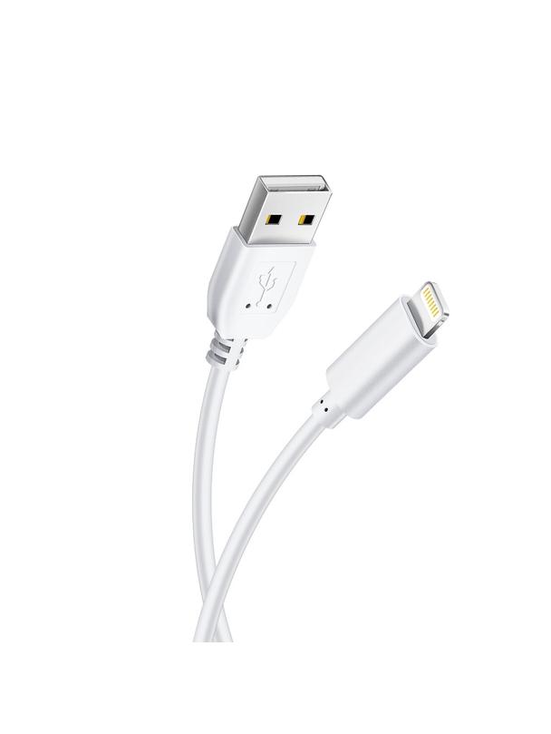 Kabel USB A do Lightning Blue Star Lite 3A 1,2 m biały