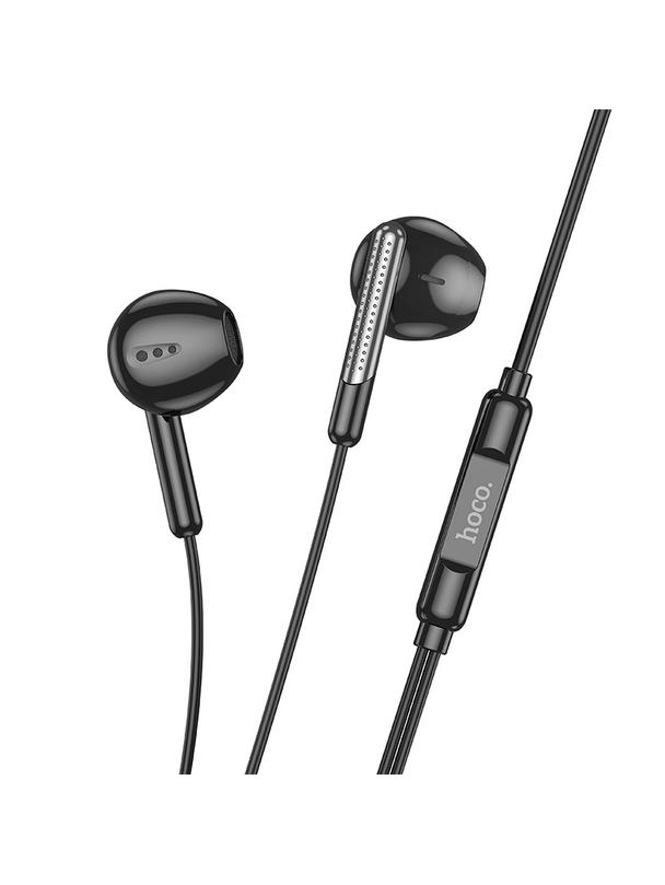 EOL Słuchawki przewodowe douszne USB C Hoco M123 czarne