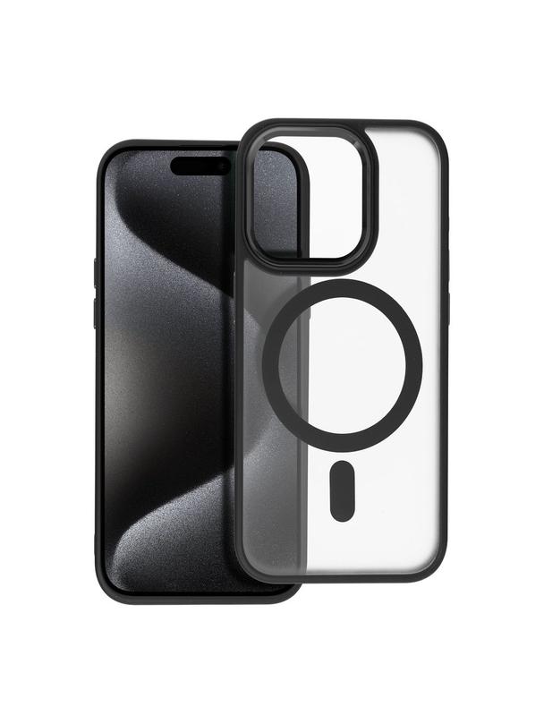 Futerał MATTE MAG COVER kompatybilny z MagSafe do IPHONE 15 Pro czarny