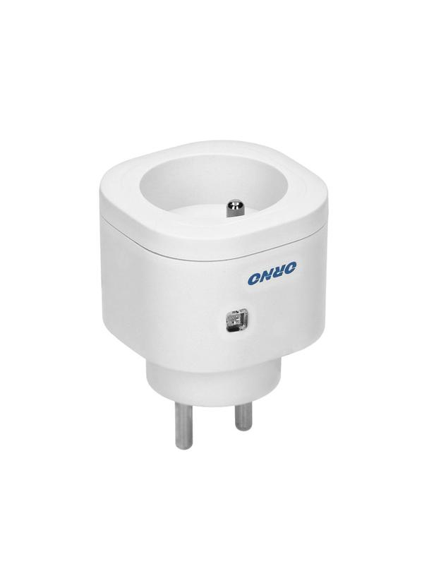 ORNO Gniazdo bezprzewodowe sterowane pilotem 1+1 mini (OR-GB-440)
