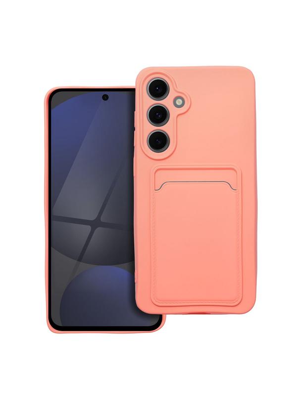 Futerał CARD CASE do SAMSUNG S24 FE różowy
