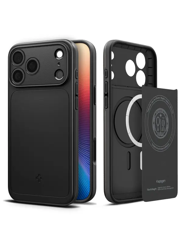 SPIGEN futerał THIN FIT MAG kompatybilny z MagSafe do IPHONE 17 Pro black