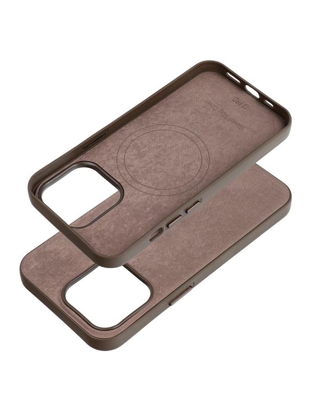 Futerał WOVEN MAG COVER kompatybilny z MagSafe do IPHONE 13 Pro jasny brązowy