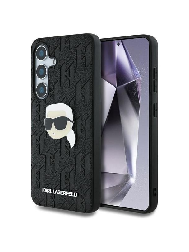 KARL LAGERFELD futerał do SAMSUNG S25 Plus KLHCS25MPGKLKIPK (PU Monogram K. Head Pin) czarny