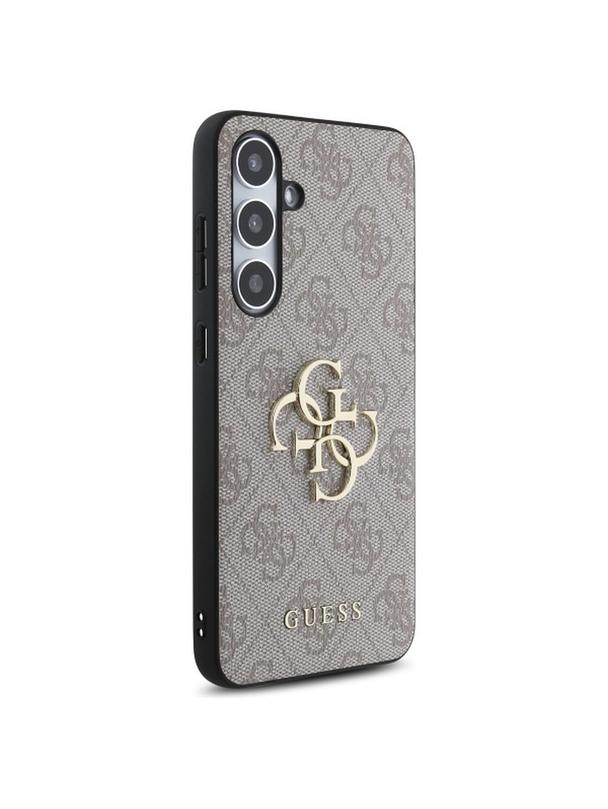 GUESS futerał do SAMSUNG S24 FE GUHCS24FE4GMGPI (HC PU 4G Big Metal Logo) różowy