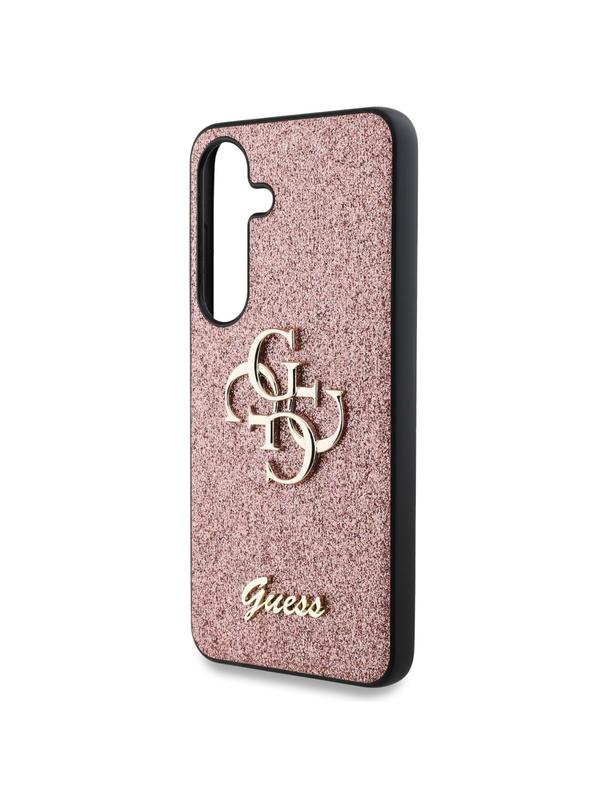 GUESS futerał do SAMSUNG S25 Plus GUHCS25MHG4SGP (Fixed Glitter Big 4G) różowy