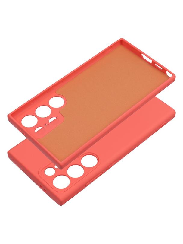 Futerał SILICONE do SAMSUNG S24 Ultra brzoskwiniowy