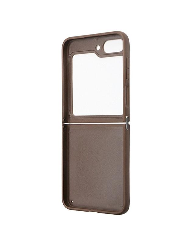 GUESS futerał do SAMSUNG Z Flip 5 GUHCZF5P4TDPW (4G Triangle Strass) brązowy