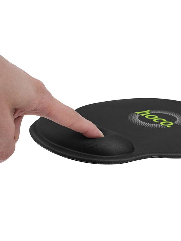 Podkładka pod myszkę Hoco ze wsparciem dla nadgarstka GM30 czarna