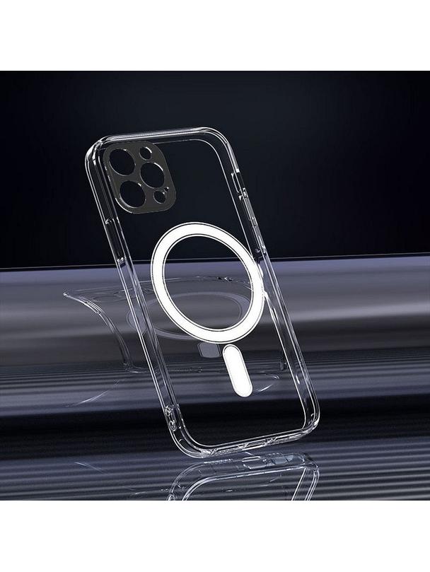 Futerał CLEAR MAG COVER (MID) kompatybilny z MagSafe do IPHONE 15 transparentny