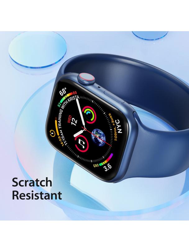 DUX DUCIS protektor PMMA z ramką do Apple Watch 10 42 mm czarne