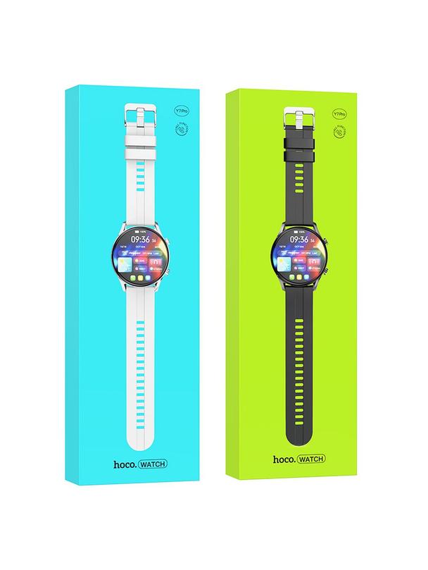 EOL Smartwatch Hoco 1,39" TFT IP67 z funkcją rozmowy Y7 PRO srebrny