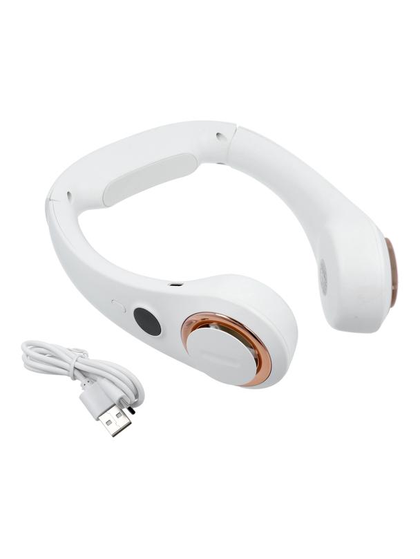 Przenośny wentylator na szyję F50 biały