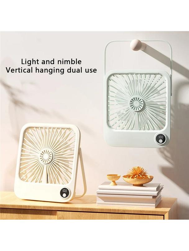 Wentylator / wiatrak biurkowy z regulowaną podstawką W30 fioletowy