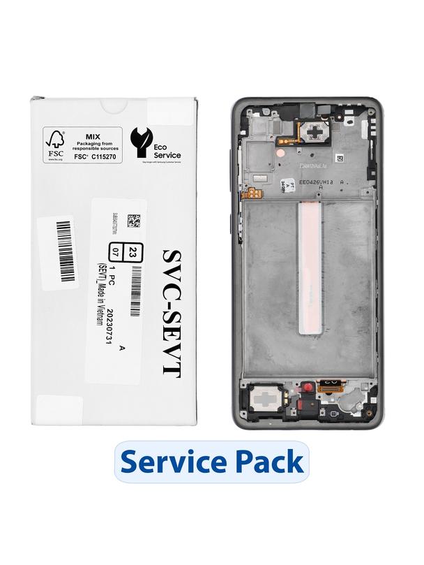 ServicePack Wyświetlacz LCD SAMSUNG A33 5G A336B GH82-28143A Black