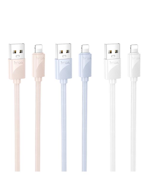 Kabel USB A do Lightning Hoco 2,4A 1 m X114 niebieski
