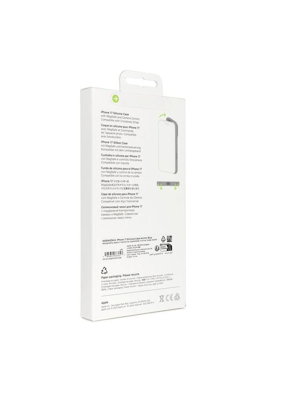 iPhone 17 Silicone Case with MagSafe - Anchor Blue 0INT