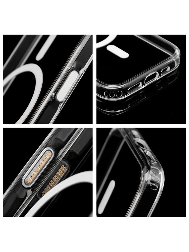 Futerał do Samsung S26 Clear Mag Cover Elite (STR / NIEŻÓŁKNĄCY) zgodny z MagSafe transparentny