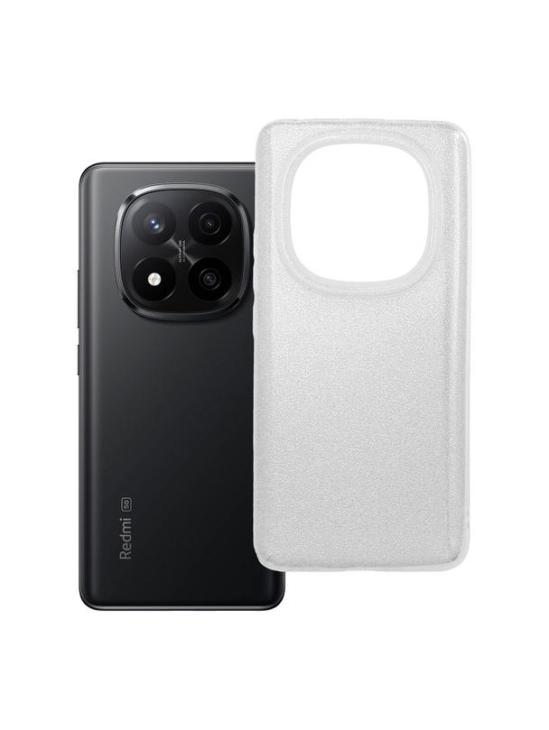 Futerał do Xiaomi Redmi NOTE 14 PRO PLUS 5G Shining srebrny