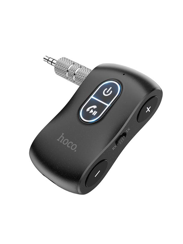 Transmiter samochodowy bluetooth Hoco Jack 3,5 mm E73 PRO czarny