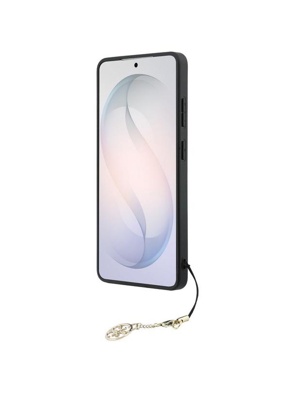 GUESS futerał do SAMSUNG S26 Ultra GUHMS26LGF4GGR (PU 4G Classic Logo with Charm) czarny