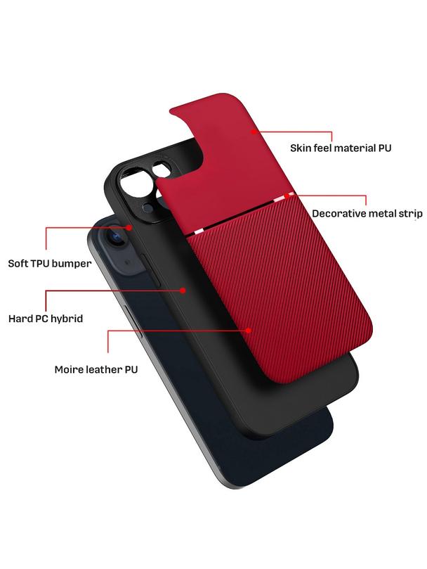 Futerał NOBLE do IPHONE 16 Pro czerwony