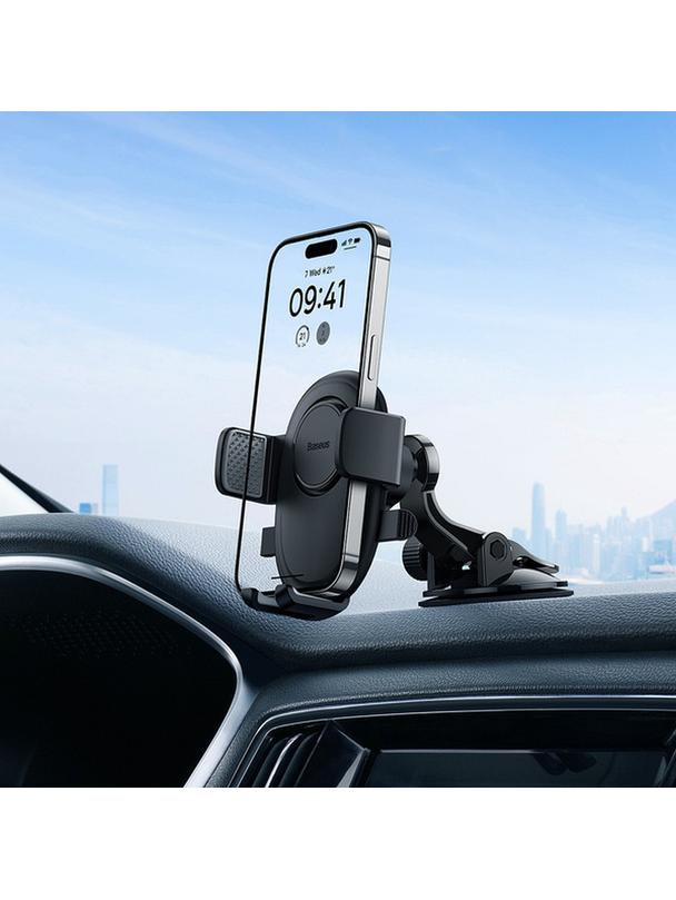 BASEUS uchwyt samochodowy automatyczny do deski C40351700111-00 czarny
