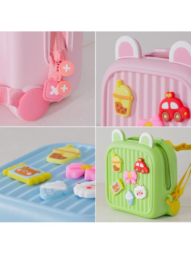 PICOCICI Mały plecak dla dzieci podróżny K32 zielony