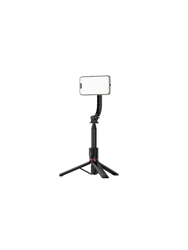 Uchwyt selfie z pilotem bezprzewodowym tripod kompatybilny z MagSafe L20 czarny