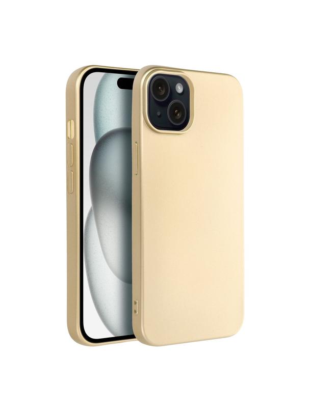 Futerał METALLIC do IPHONE 15 Plus złoty