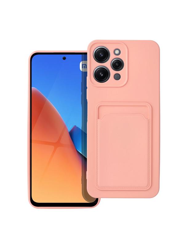 Futerał CARD CASE do XIAOMI Redmi 12 4G różowy