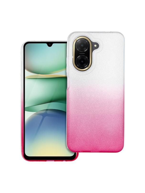 Futerał SHINING do XIAOMI Redmi A5 ( 171,7 x 77,8 x 8,26 ) transparentny różowy